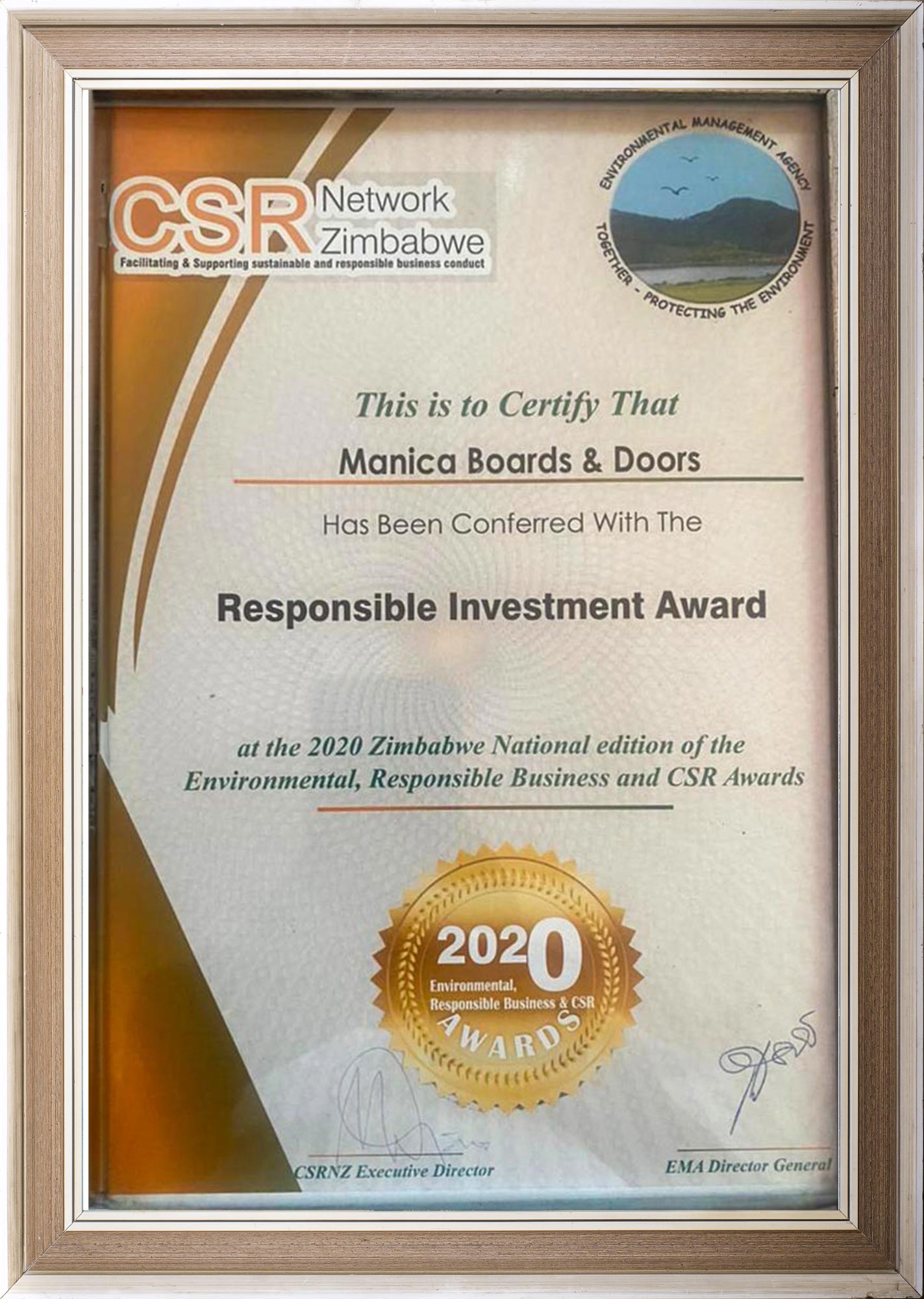 Responsible Investment Award